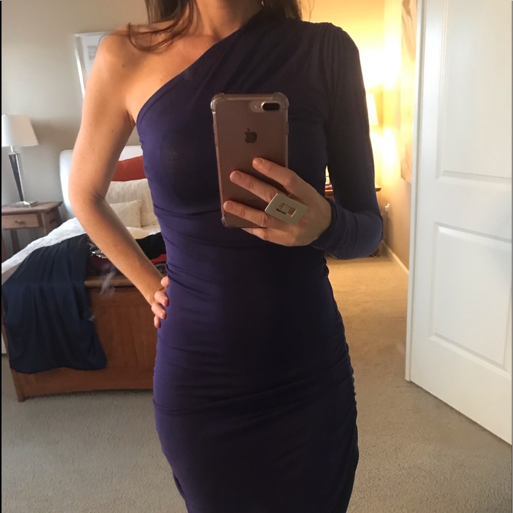 Sexy purple dress
